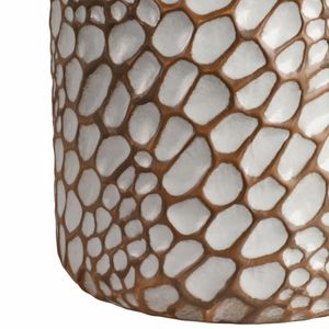 NEWTONCREST WHITE GARDEN STOOL 20 (IN) 5