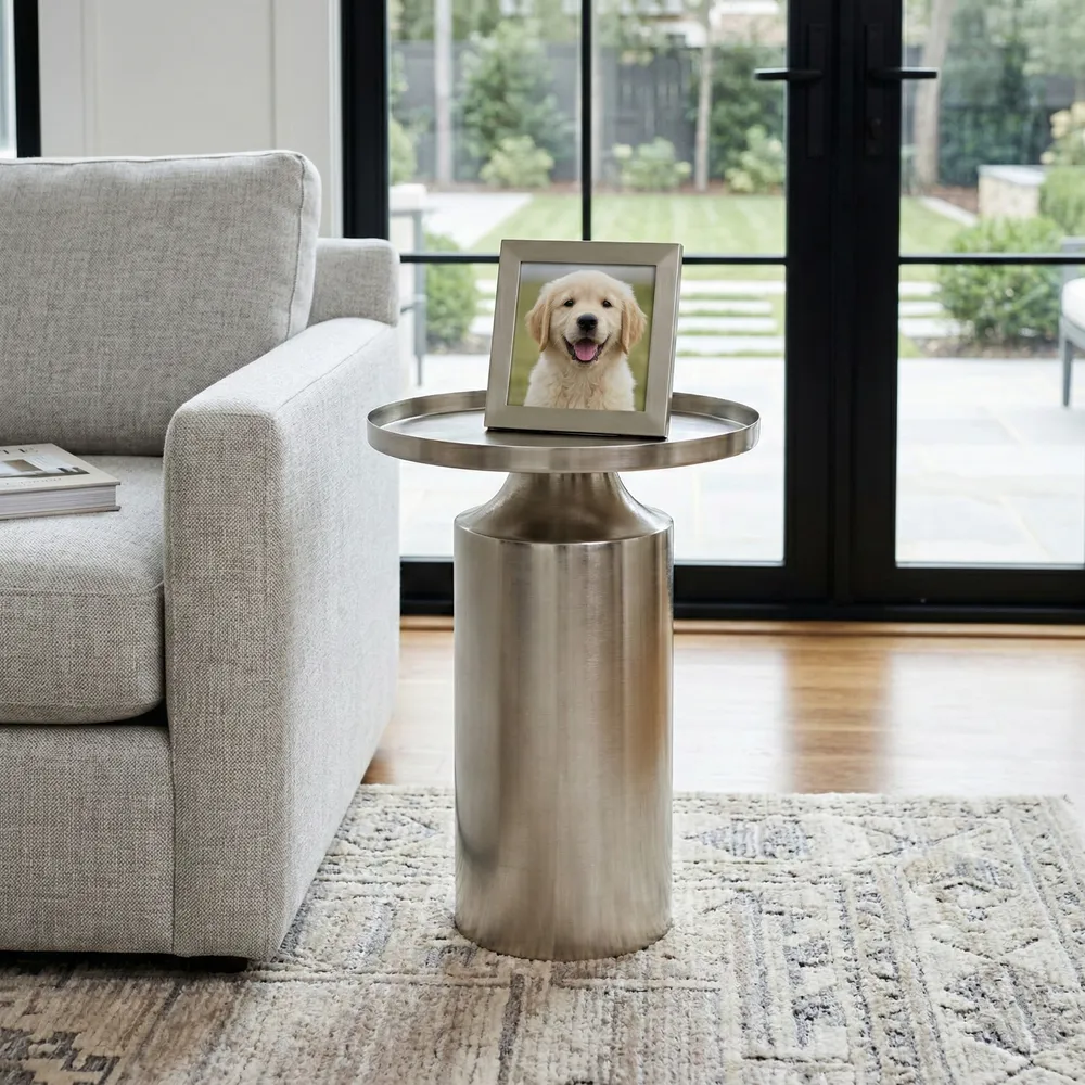 BRENTONMILL SILVER TABLE 20 (IN)