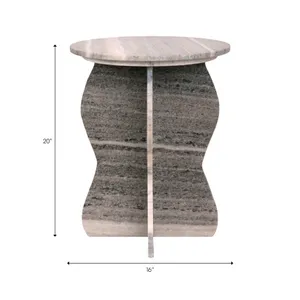 NATEWAY BLACK TABLE 20 (IN) 8