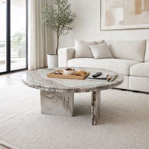 CIARANGROVE IVORY COFFEE TABLE 18 (IN) 12