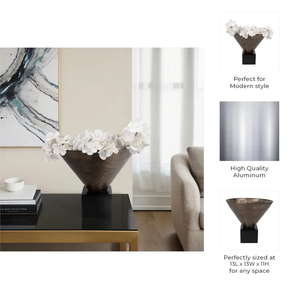 NASHOAK GOLD VASE 11 (IN)