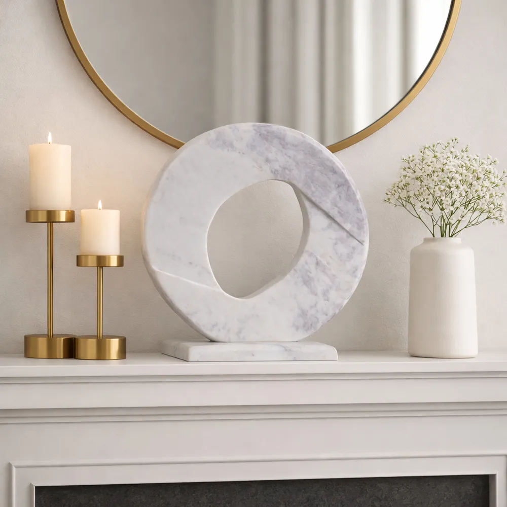 CARVERTON WHITE DECOR 17 (IN)