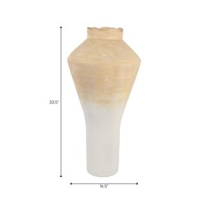 ELDERSHAW WHITE VASE 34 (IN) 10