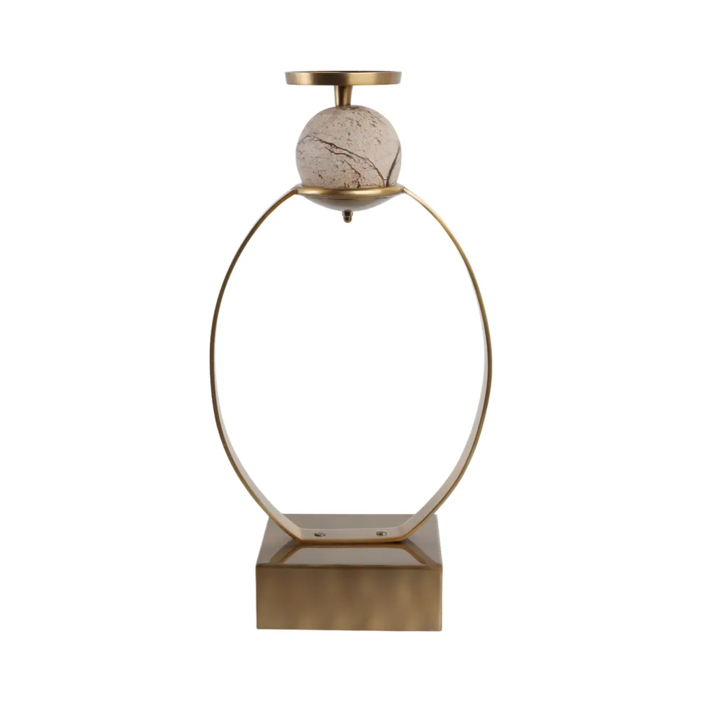 GRAYDONDALE GOLD CANDLE HOLDER 21 (IN)