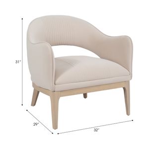 WELDONSTONE IVORY CHAIR 31 (IN) 9