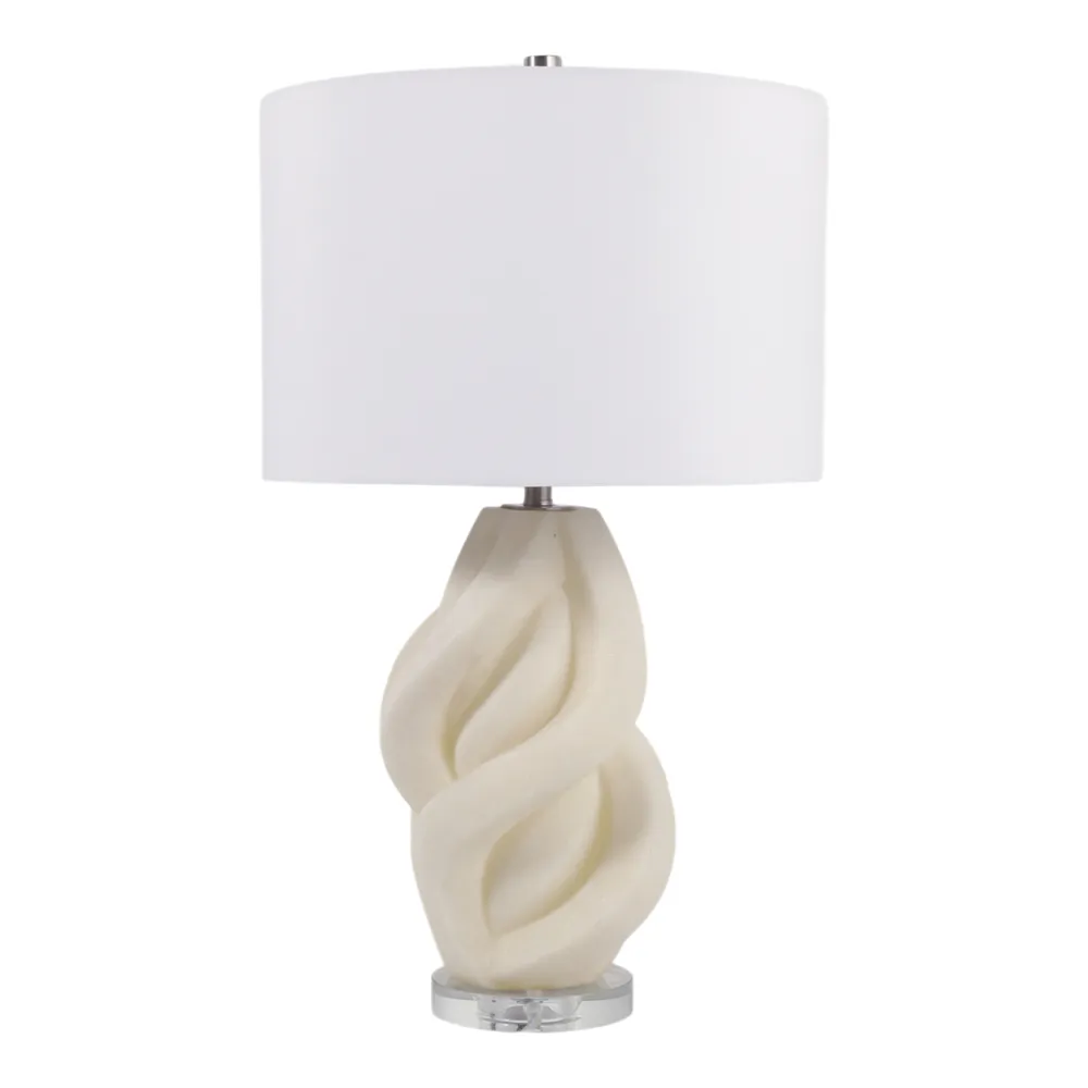 ROSEPORT IVORY LAMP 26 (IN)