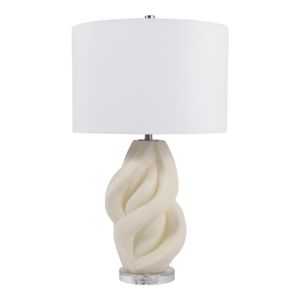 ROSEPORT IVORY LAMP 26 (IN) 7