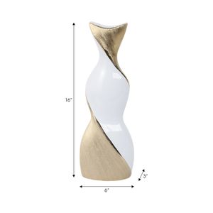 BRICESTONE GOLD VASE 16 (IN) 8