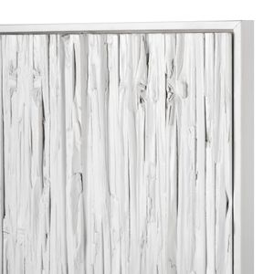Stripe Wood I Dimensional Wall Art - White 4