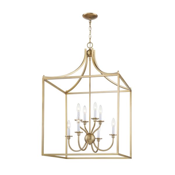 Prescott 24'' Wide 8-Light Chandelier - Warm Brass