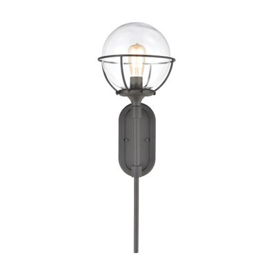 Girard 28″ High 1-Light Outdoor Sconce - Charcoal