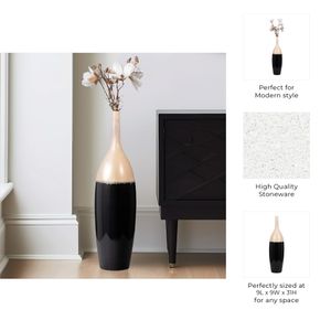 TROYSIDE WHITE VASE 31 (IN) 8