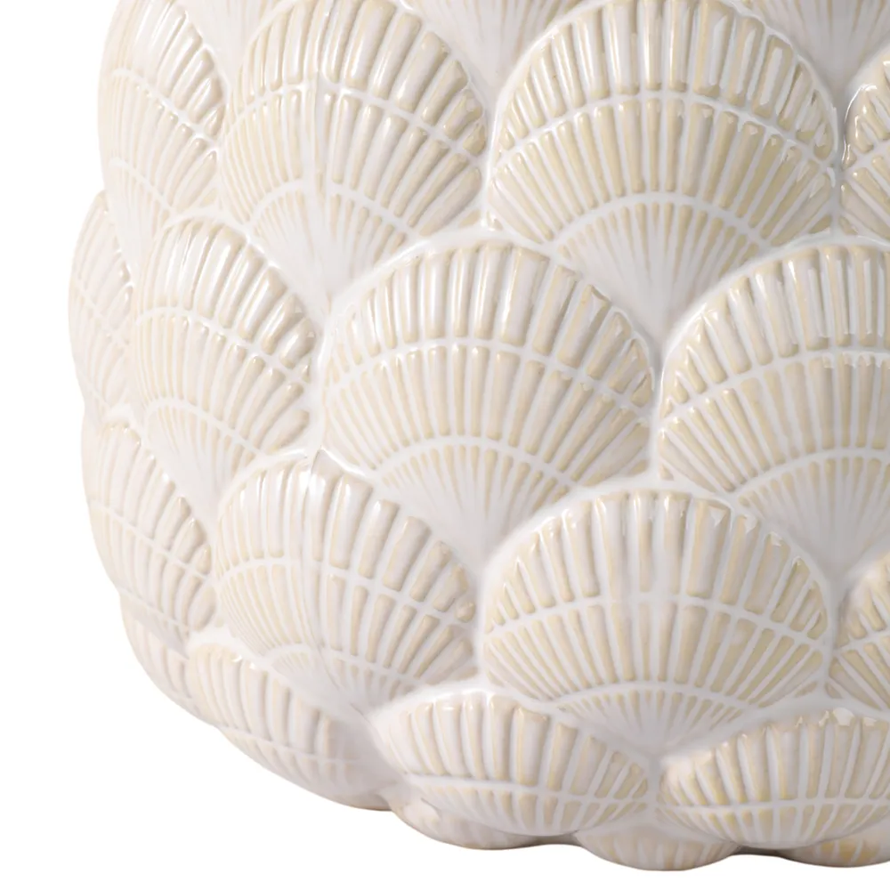 HARKENCREST SET OF 2 WHITE PLANTER 8 (IN)