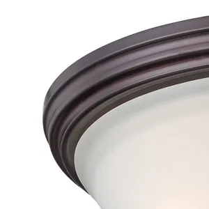 Pittman 14'' Wide 2-Light Flush Mount - Sienna Bronze 3