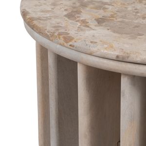HILTONOAK WHITE COFFEE TABLE 16 (IN) 7