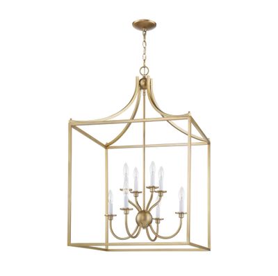 Prescott 24'' Wide 8-Light Chandelier - Warm Brass