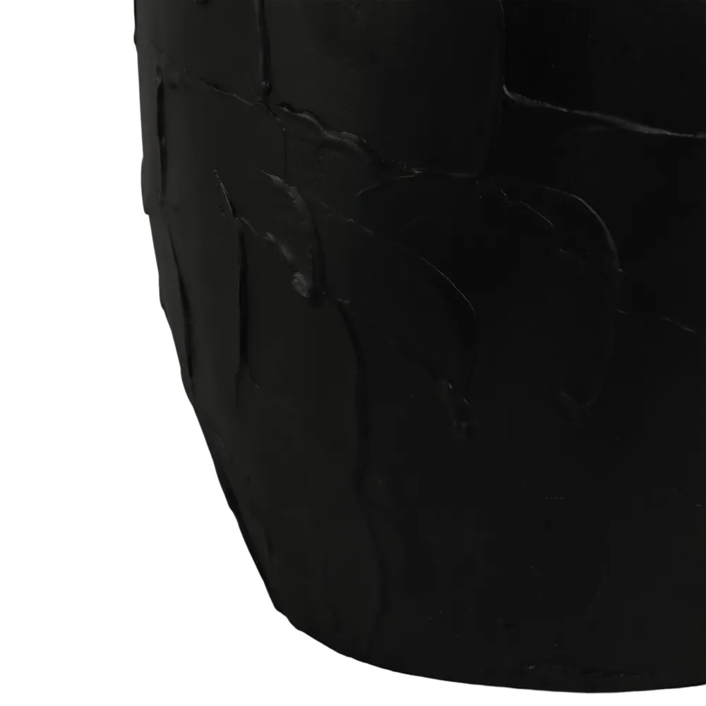 BLAINECLIFF BLACK VASE 19 (IN)