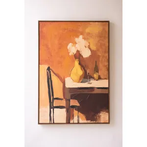 Framed Table and Chair Still-Life Painting 4