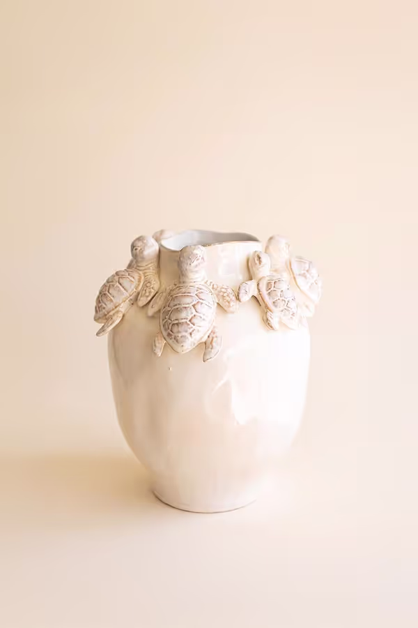 Ceramic Turtles Vase