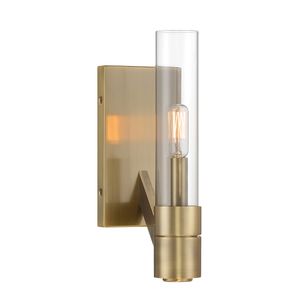 Rohe 12.5'' High 1-Light Sconce - Aged Brass 1