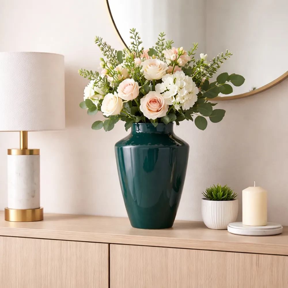 FORBESBEACH BLUE VASE 14 (IN)