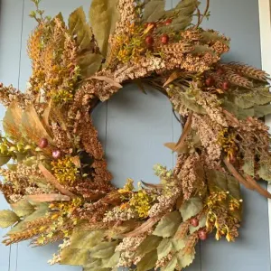 Wheat Berry Wreath 1