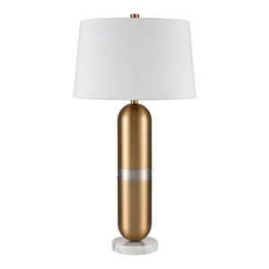 Pill 34'' High 1-Light Table Lamp - Aged Brass 2