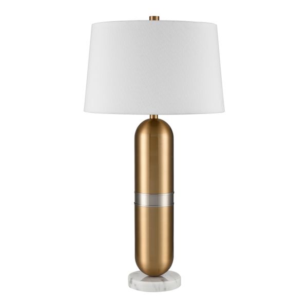 Pill 34'' High 1-Light Table Lamp - Aged Brass