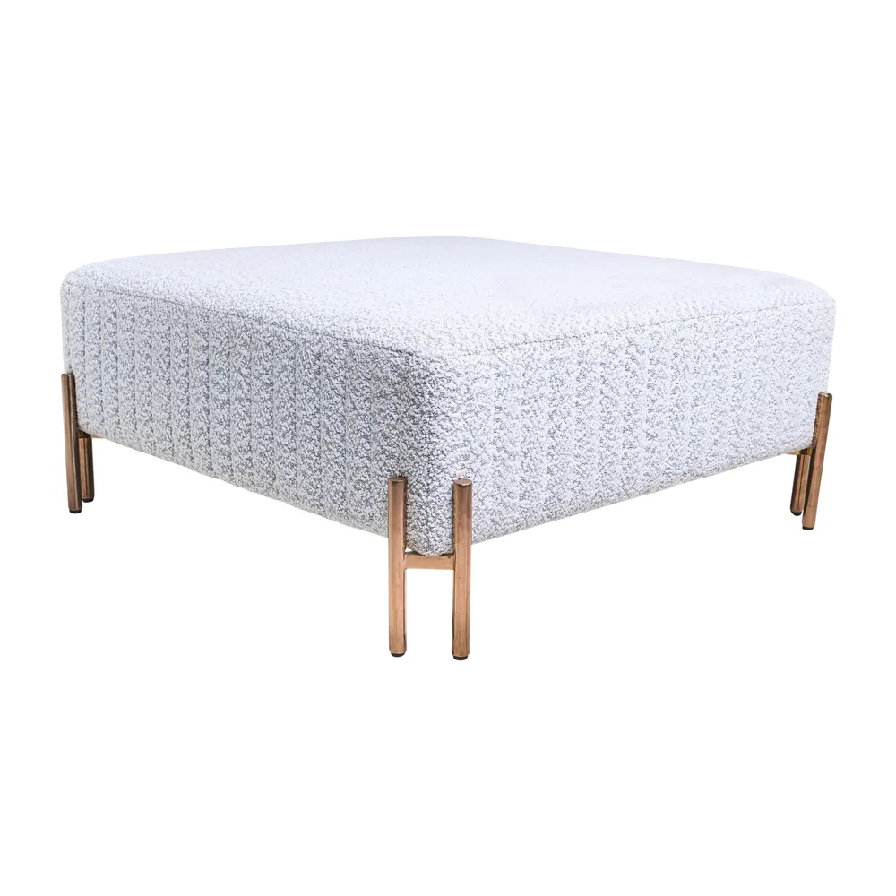 ARNETTPARK BLACK OTTOMAN 18 (IN)