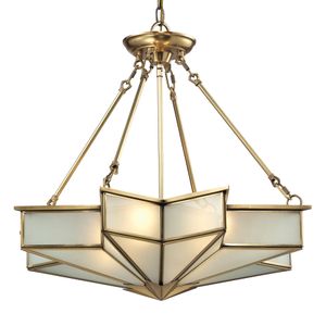 Decostar 25'' Wide 4-Light Chandelier - Brushed Brass 3