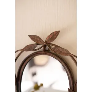 Forged-Iron Vine Framed Mirror 2