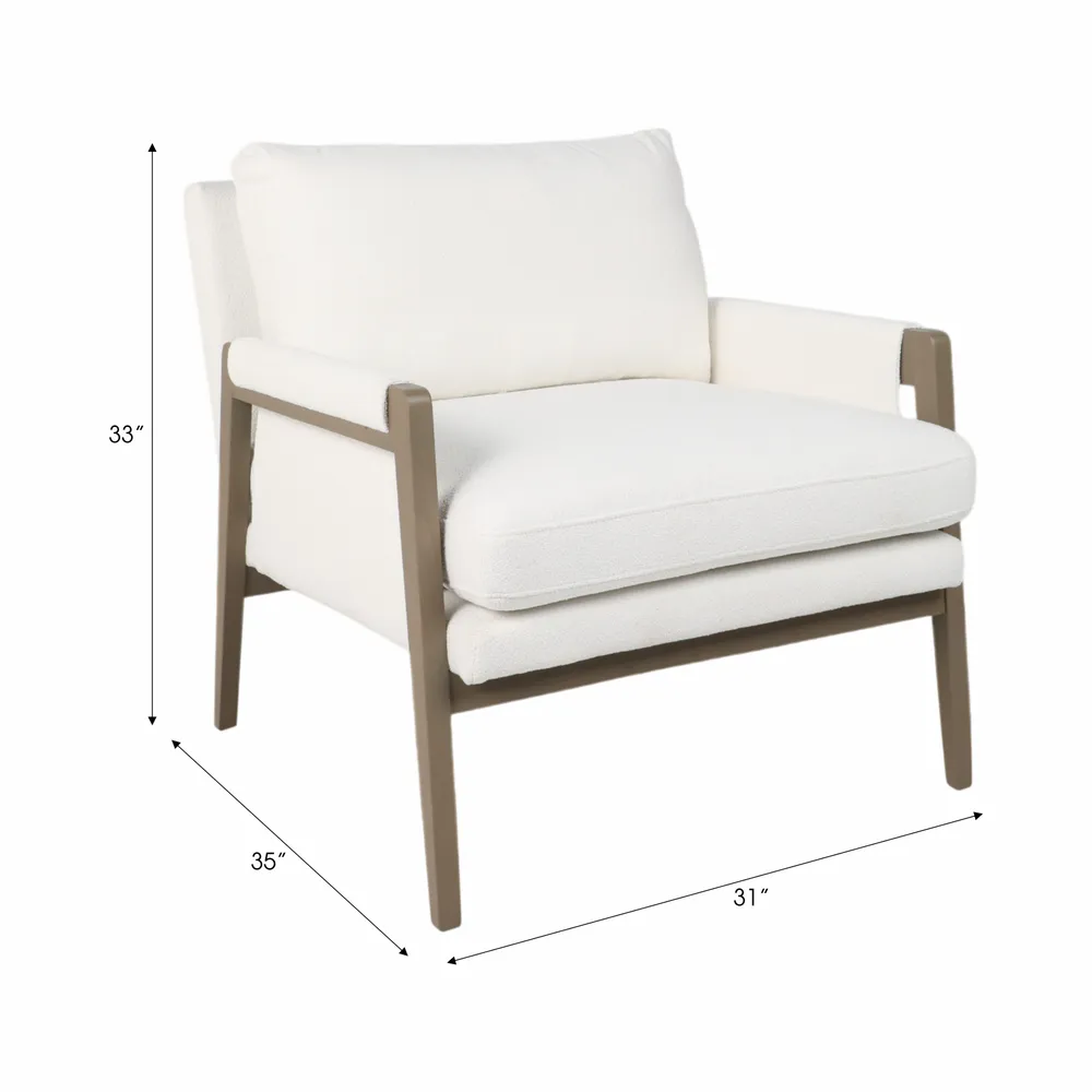 COLVINOAK IVORY CHAIR 33 (IN)