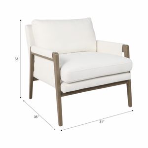 COLVINOAK IVORY CHAIR 33 (IN) 8
