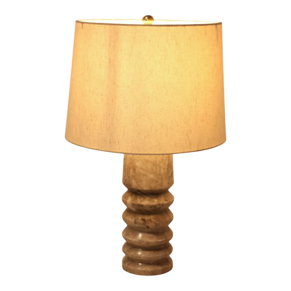 LANESTONE WHITE LAMP 24 (IN)