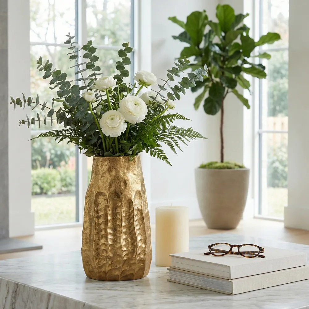 FORD GOLD VASE 14 (IN)