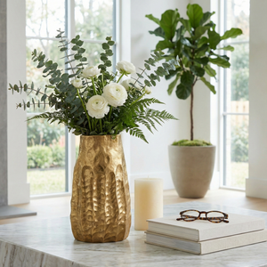 FORD GOLD VASE 14 (IN) 11