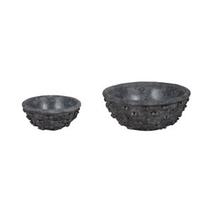 DAMIENPARK SET OF 2 BLACK BOWLS 5 (IN) 1