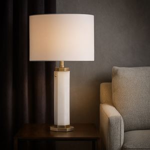 BRYNBROOK WHITE LAMP 28 (IN) 10