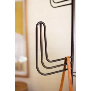 Black Iron Cactus Coat Rack 2