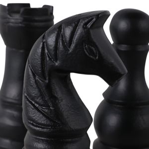 CLEOWOOD SET OF 3 BLACK DECOR 9 (IN) 6