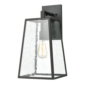 Meditterano 18'' High 1-Light Outdoor Sconce - Matte Black 1