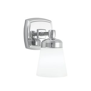 Soft Square 8.5'' High 1-Light Sconce - Chrome 1