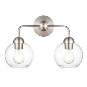 Astoria 15.75″ Wide 2-Light Vanity Light - Brushed Nickel 1