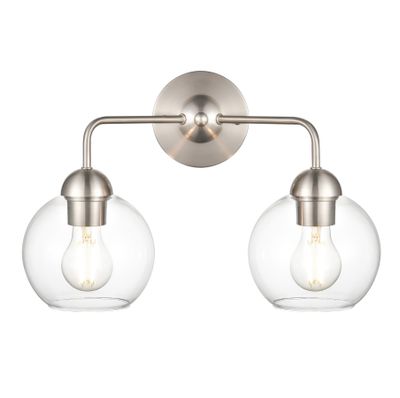 Astoria 15.75″ Wide 2-Light Vanity Light - Brushed Nickel