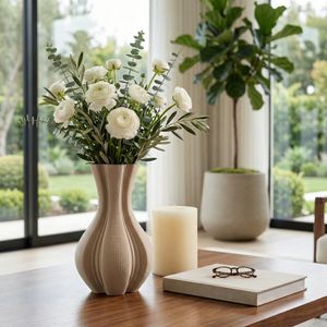 DREWROSE IVORY VASE 15 (IN) 11
