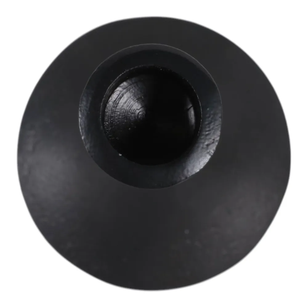 ELMONTVALE BLACK CANDLE HOLDER 8 (IN)