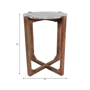 ELWYNOAK IVORY TABLE 22 (IN) 8