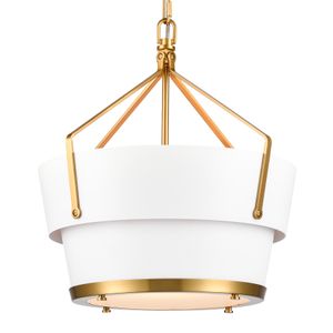 Marin 14'' Wide 1-Light Pendant - Satin Brass 4