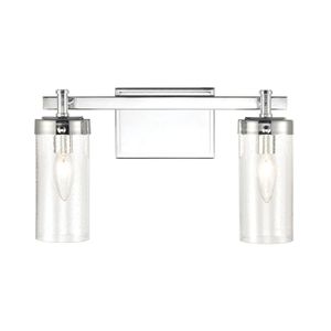 Melinda 15'' Wide 2-Light Vanity Light - Polished Chrome 3