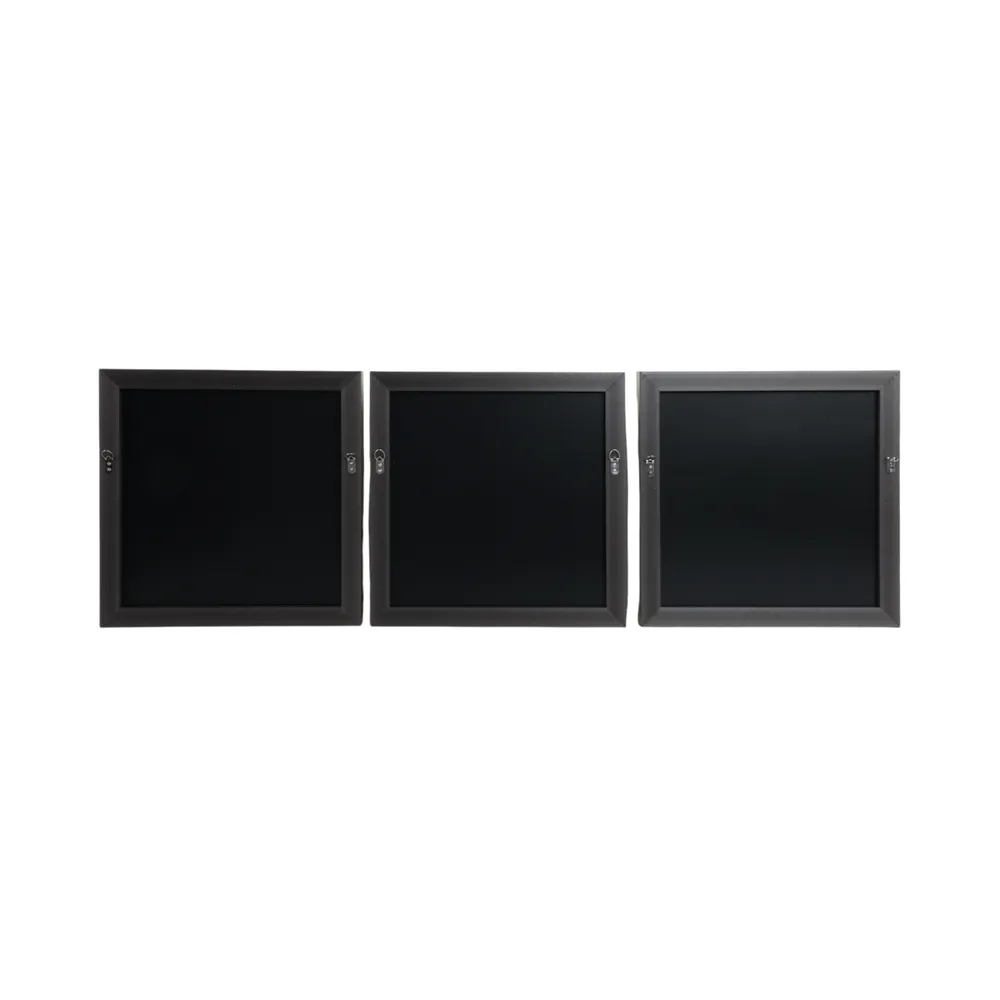 ETHANWAY SET OF 3 SILVER ART 20 (IN)